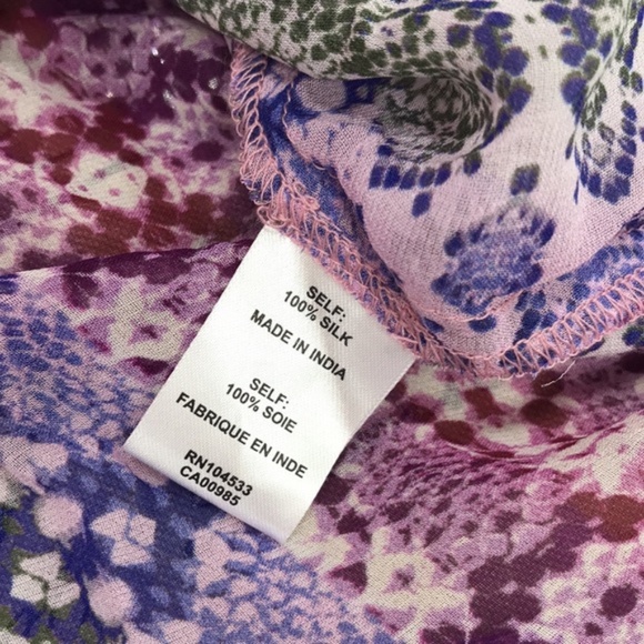 Nanette Lepore Silk Chiffon Ruffled Top - Picture 4 of 7